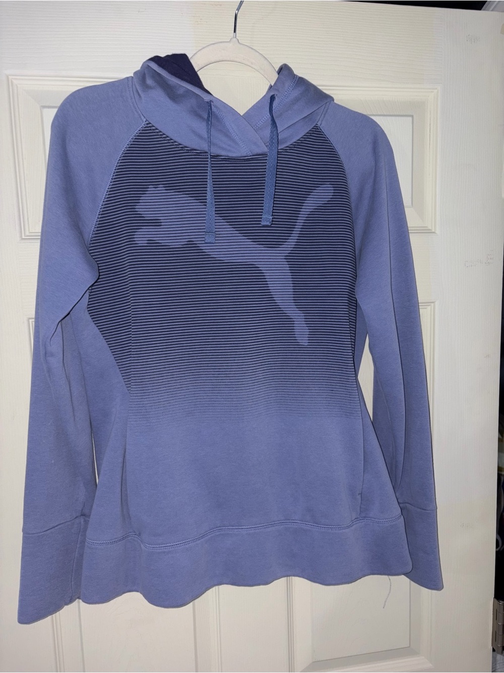 Puma Lavender Purple Hooded Pullover Sweatshirt